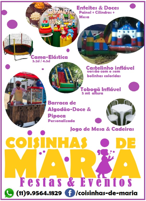 Locação de Brinquedos Inflaveis e Cama elastica